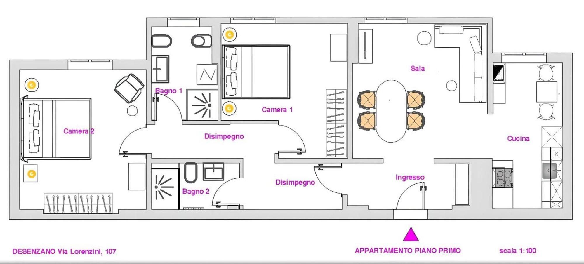 Desenzanoloft Official Partner Marriott Homes & Villas - A Casa Di Sara Family Apartment With Private Parking Desenzano del Garda Exteriör bild